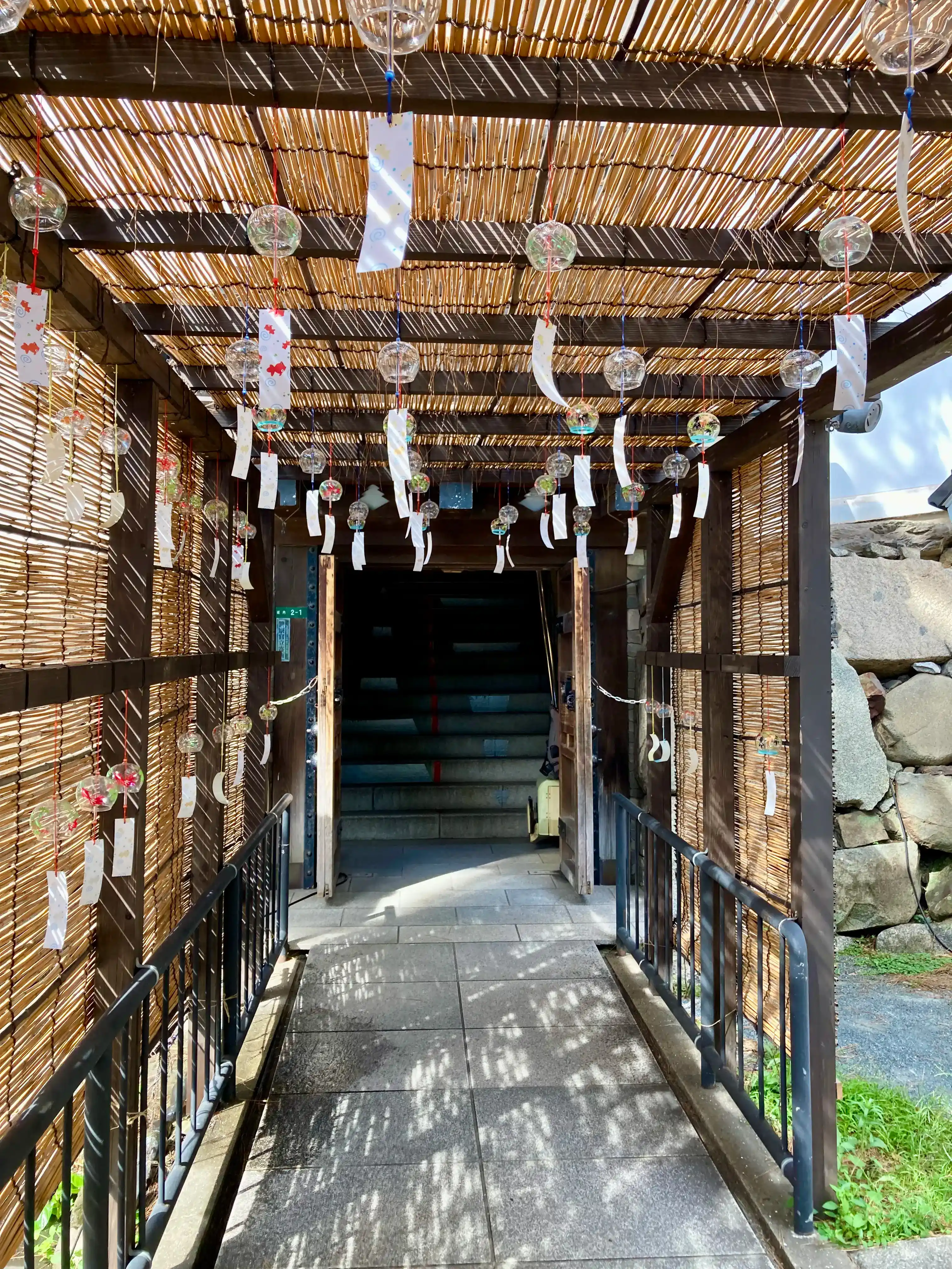 小倉城の唐造り天守と周辺の城下町の様子