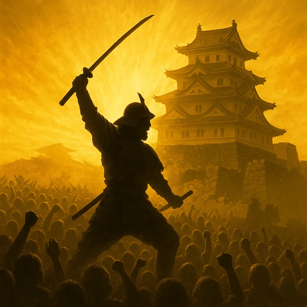 現存１２天守テクノをテーマにしたカバー